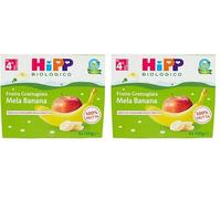 Hipp Frutta Grattugiata, Mela e Banana, 4 x 100g (Confezione da 2)
