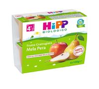 Hipp HIPP BIO MINI DESSERT MELA/PERA 4 VASETTI X 100 G SENZA ZUCCHERI AGGIUNTI E SENZA GLUTINE