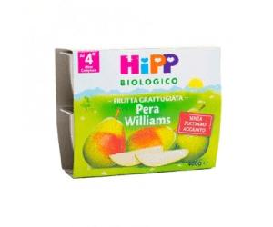 Hipp HIPP BIO MINI DESSERT PERA WILLIAMS 4 VASETTI X 100 G SENZA ZUCCHERI AGGIUNTI E SENZA GLUTINE