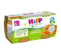 Hipp HIPP BIO OMOGENEIZZATO CAROTE/LENTICCHIE 2X80 G