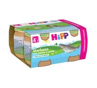 Hipp HIPP OMOGENEIZZATO MERLUZZO/PATATE/CAROTE 4X80 G