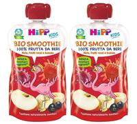 HiPP Kids Bio Smoothie Mela, Frutti rossi e Banana 2x120 ml