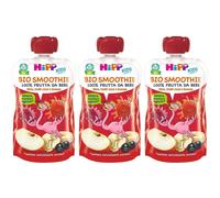 HiPP Kids Bio Smoothie Mela, Frutti rossi e Banana 3x120 ml