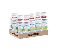 HiPP Latte 3 Liquido Combiotic Crescita, Indicato per Bambini dal 1 Anno d'Età, 6 Confezioni da 470 ml Ciascuna, HiPP Latte 3, Ricco di Ferro, Calcio, Iodio, Vitamine C, D, E, Bottiglia di Plastica