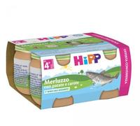 Hipp Omogeneizzato Merluzzo con patate e carote 4 x 80 g
