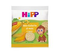 Hipp Mini gallette di mais al mango Snack per bambini 3+ anni, 23g