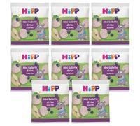 HiPP - Mini Gallette di Riso al Mirtillo, 8 Confezioni da 30 G - 210 g