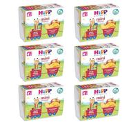 HiPP - Nuovi Mini Dessert, Frutta Grattugiata Bio, Gusto Mela e Pesca,Confezione da 24 Vasetti da 100 g