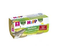 HIPP OMO MERLUZZO PAT/CAR 2X80