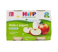 Hipp Omogeneizzato Biologico Mela e Yogurt Offerta 12 Vasetti da 125gr