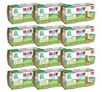 HiPP - Omogeneizzato di Frutta Biologico per Neonati, Gusto Pera Williams, 100% Frutta, 24 Vasetti da 80 g