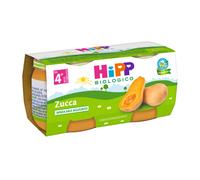 HiPP Omogeneizzato di Zucca - Alimento biologico per lo svezzamento dai 4 mesi, 2 vasetti da 80 g