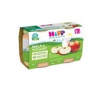 Hipp - Omogeneizzato Gusto Mela e Yougurt Biologico Confezione 2x125 Gr (Scadenza Prodotto 11/2025)