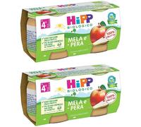 Hipp Omogeneizzato Mela/Pera 2x2x80 g Pappa
