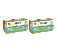 HiPP Omogeneizzato Merluzzo con Patate e Carote 2x2x80 g Pappa