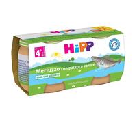 HiPP Omogeneizzato Merluzzo con Patate e Carote 2x80 g Pappa