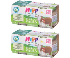 HiPP Omogenizzato Pollo e Vitello 2x160 g