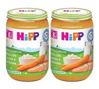 HIPP Pappa Completa Riso con Carote e Salmone 2x220 g Pappa