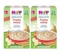 Hipp Pappa Lattea Frutta Mista 2x250 g Pappa