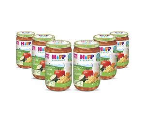 HiPP - Pappa Pronta Completa Bio, Ditalini Alle Verdure, 6 Confezioni da 250 g