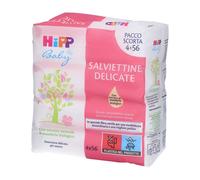 Hipp Salviettine Delicate Pacco Scorta 4 Confezioni da 56 Pezzi ( 224 Totali)