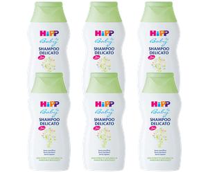 Hipp Shampoo delicato bambini ph neutro senza profumi senza sapone 6 X 200 ml