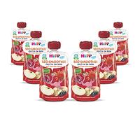 HiPP - Smoothies Bio, Gusto Mela, Banana E Frutti Rossi, 6 Confezioni Da 120 Ml - 720 g