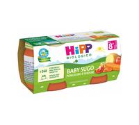 HiPP Sugo pomodoro e verdure - Condimento biologico per bambini da 8 mesi, 2 vasetti da 80 g