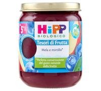 Hipp Tesori di Frutta - Omogeneizzato Mela e Mirtillo dal 5° mese, 160g