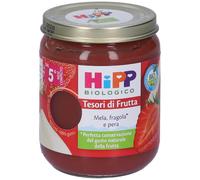 HiPP Tesori Di Frutta Omogenizzato Mela Fragola e Pera 4x160 g
