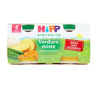 HiPP Verdure Miste Omogeneizzato biologico per lo svezzamento dal 4° mese, 2 vasetti da 80 g