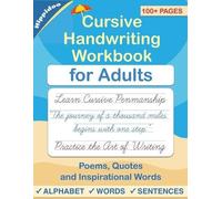 Hippidoo Sujatha Lalgudi Cursive handwriting workbook for Adults (Tascabile)