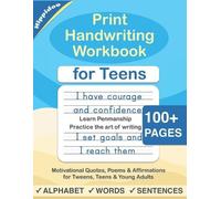 Hippidoo Sujatha Lalgudi Print Handwriting Workbook for Teens (Tascabile)