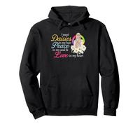 Hippie Daisies Capelli Pace Anima Boho Fiore Donna Vibe Felpa con Cappuccio