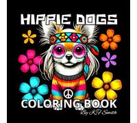 Hippie Dog Coloring Book
