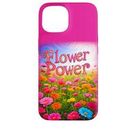 Hippie Flower Power Custodia per iPhone 15