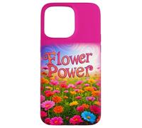 Hippie Flower Power Custodia per iPhone 15 Pro Max