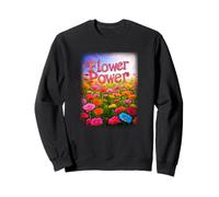 Hippie Flower Power Felpa