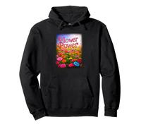 Hippie Flower Power Felpa con Cappuccio