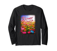 Hippie Flower Power Maglia a Manica