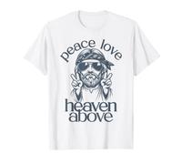 Hippie Gesù Religioso Pace Amore Cielo sopra Maglietta
