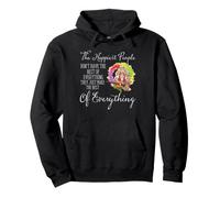 Hippie Happy People Citazione Pace Girasole Vibe Felpa con Cappuccio