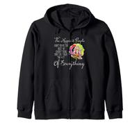 Hippie Happy People Citazione Pace Girasole Vibe Felpa con Cappuccio