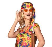 Hippie Heart Glasses Orange