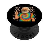 Hippie Karl Marx - Comunismo PopSockets PopGrip Adesivo