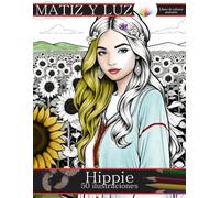 Hippie: libro de colorear relajante para adultos