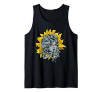 Hippie Medusa Sunflower Mitologia Snake Boho Dark Vibe Canotta