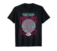 Hippie Musica Trippy Pace Amore Groovy Futuro Maglietta