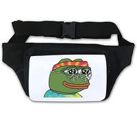 Hippie Pepe The Frog Peace and Love Marsupio Bianco