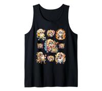 Hippie Rocker Gnomes For Men And Women Music Love Rock Band Canotta